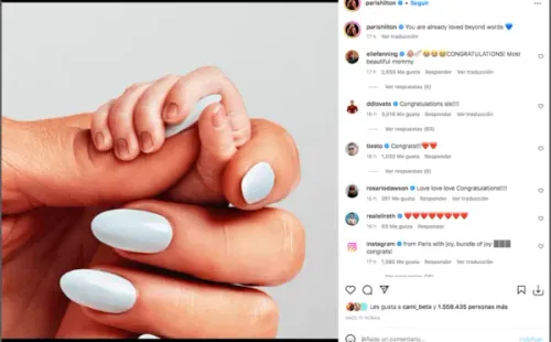 ¡Paris Hilton se convirtió en madre! (Foto: Instagram)