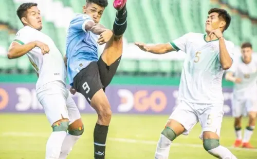 Uruguay empató con Bolivia y le da una mano a Chile en el Sudamericano Sub 20. | Foto: Twitter @Uruguay