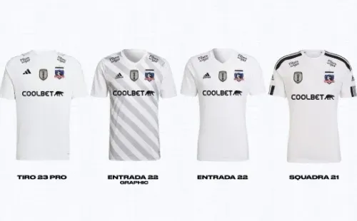 Los posibles modelos de la camiseta de emergencia del Cacique. | Foto: Twitter @s_n_k____CC.