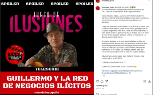 Juego de Ilusiones: Filtran sorprendente spoiler. (Foto: Instagram)