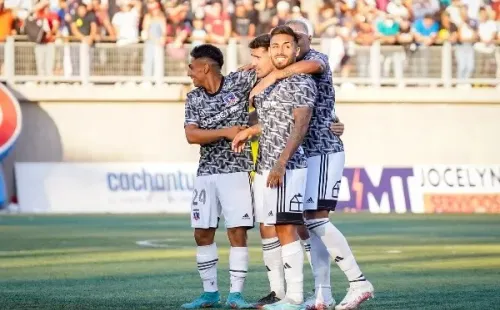 Colo Colo celebra un gol ante Deportes Copiapó. (Guille Salazar/RedGol).