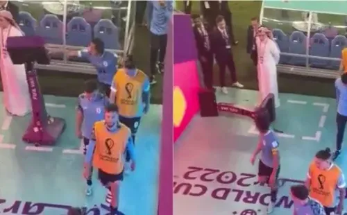 Cavani quedó furioso tras la eliminación de Uruguay en el Mundial, y destruir el VAR le costará caro. | Foto: Archivo