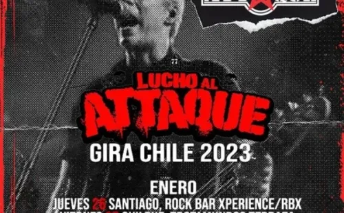 Luciano Scaglione, bajista de Attaque 77: Lucho Al Attaque se presenta este jueves, viernes y sábado en Chile con show en la capital y regiones.