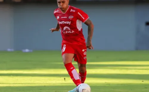 Juan Leiva en acción por Ñublense. (Comunicaciones Ñublense SADP).