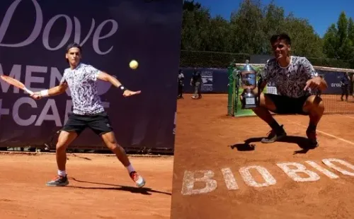 Federico Coria se coronó campeón en Conce. | Foto: Dove Men+Care Challenger Concepcion 2023