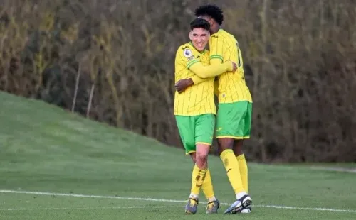 Marcelino Núñez fue figura con la Sub 21 del Norwich y ya lo piden como el nuevo 10 del equipo. Foto: Comunicaciones Norwich.
