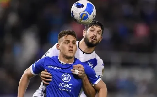 Matías de los Santos llegó hasta la semifinales de la Copa Libertadores 2022 con Vélez. | Foto: Getty Images.
