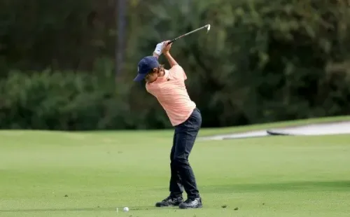 Charlie Woods promete como una emergente estrella del golf. | Foto: Getty