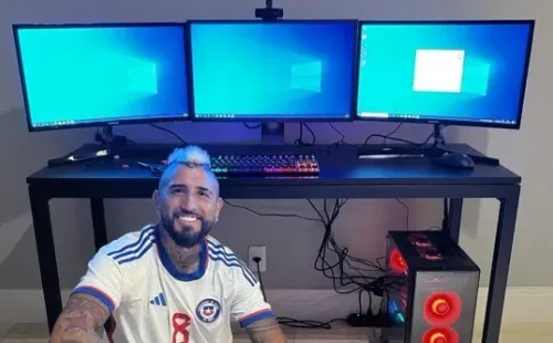 Arturo Vidal ahora será streamer desde Brasil. Foto: Instagram