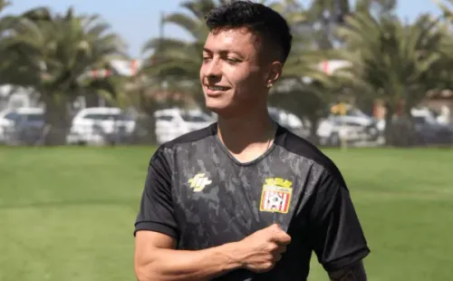 Cristián Zavala en Curicó Unido. (Comunicaciones Curicó Unido).