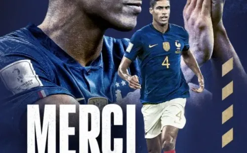 La selección de Francia publicó esta imagen para despedir a Varane oficialmente. (Twitter: @equipedefrance)