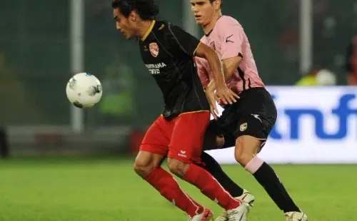 Darío Lezcano en acción por el FC Thun de Suiza. (Getty Images).