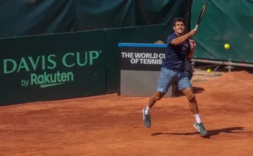 Garin entrena con todo pensando en Copa Davis. | Foto: