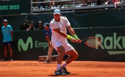 Garín tuvo su revancha y derrotó a Bublik para que Chile llegue al grupo mundial de Copa Davis. Luis Sevilla / @revesfotografico