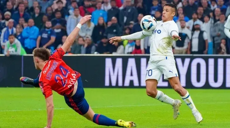 La de hoy fue la tercera oportunidad en que Alexis juega 45 minutos o menos en Marsella.