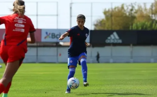 Figueroa convirtió dos goles frente a Panamá y consiguió meterse a la nómina definitiva para el repechaje. (La Roja)