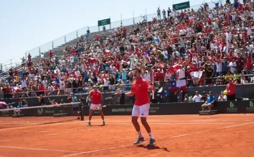 Chile vivió una jornada de gloria y está nuevamente en el Grupo Mundial de Copa Davis. | Foto: Luis Sevilla / @revesfotografico