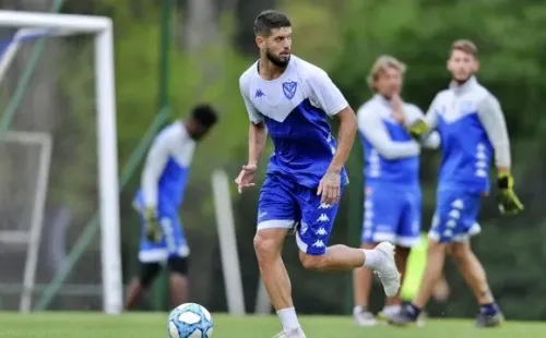 Matías de los Santos será jugador de Colo Colo en las próximas horas. Foto: Comunicaciones Vélez.