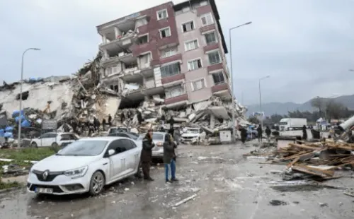 Así se ve una parte deKahramanmarash, el epicentro del terremoto que sacudió a Turquía y Siria. (Getty Images 2023).