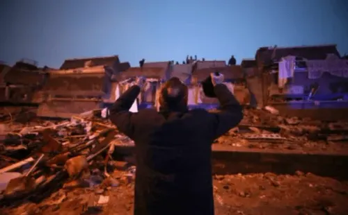 Una de las imágenes de Hatay, ciudad turca ubicada muy cerca de Siria que sufrió mucho por el terremoto. (Getty Images).