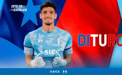 La UC anunció que Matías Dituro obtuvo su nacionalidad chilena, lo que libera el cupo que usará el colombiano Brayan Rovira. (Captura)