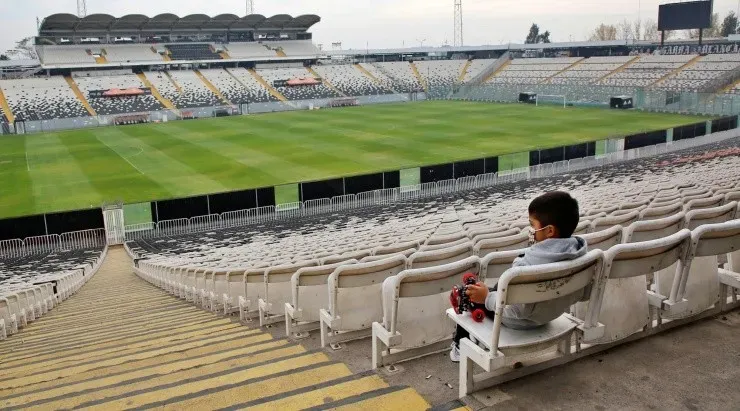 El estadio Monumental es el único escenario de Clase A que tiene hoy el fútbol chileno. Foto: Getty Images
