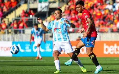 Gonzalo Espinoza en la final de la Copa Chile que Magallanes le ganó por penales a Unión Española. (Agencia Uno).