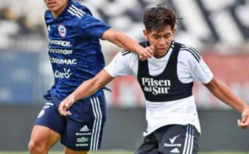 Vaca solo pudo ver acción en amistosos a puertas cerradas. | Foto: Colo Colo.