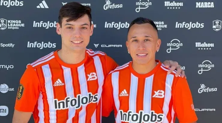 Benjamín Sierra y Fabián Orellana en la Kings League