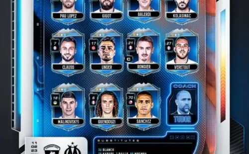 Formación del Marsella.