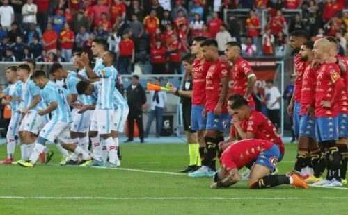 Magallanes y Unión Española se vuelven a encontrar tras la final de la Copa Chile. Ambos están en los últimos lugares, por lo que saldrán a matar o morir por el triunfo. Foto: Agencia Uno