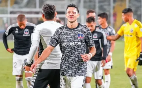 Ramiro González terminó jugando con un parche en su ceja tras sufrir un corte. Foto: Guille Salazar, RedGol.