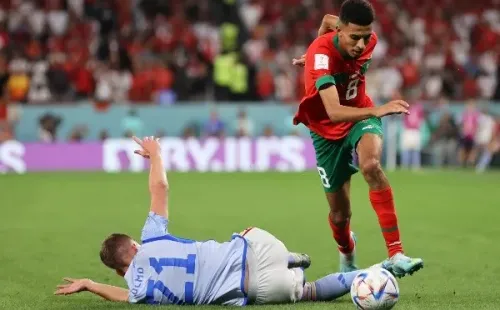 Azzedine Ounahi fue figura en la selección de Marruecos que terminó 4° en el Mundial de Qatar 2022. (Getty Images).
