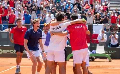 Nicolás Jarry y Tomás Barrios la rompieron con Chile en la Copa Davis a comienzos de febrero. | Foto: Agencia Uno