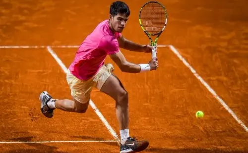 Alcaraz se lució en su debut en Argentina. | Foto: Getty