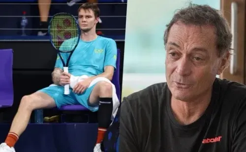 Batata Clerc le pegó con todo a Bublik. | Foto: Getty