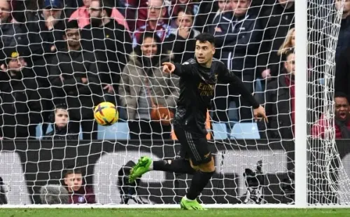 Martinelli terminó se sellar el 4-2 a favor del Arsenal. | Foto: Getty Images.