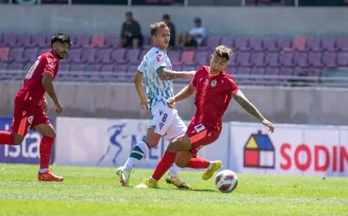 Santiago Wanderers se puso en ventaja, pero no logró mantenerla. Foto: Agencia Uno