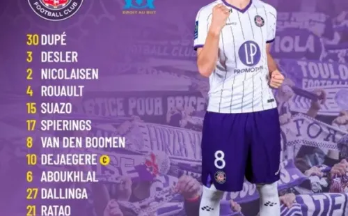 Formación del Toulouse.