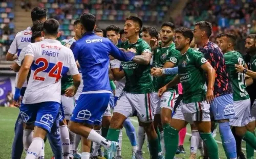 El Audax-UC terminó con mucha polémica