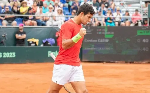Garin llega al ATP 500 de Río de Janeiro encendido, y como el número uno de Chile. | Foto: Agencia Uno