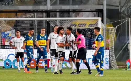 Falcón fue expulsado por el árbitro Felipe González