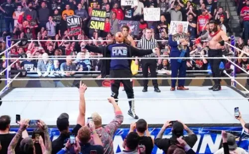 Sami Zayn deliró con el público de Montreal y de inmediato recordó a Chile. Foto: Comunicaciones WWE.