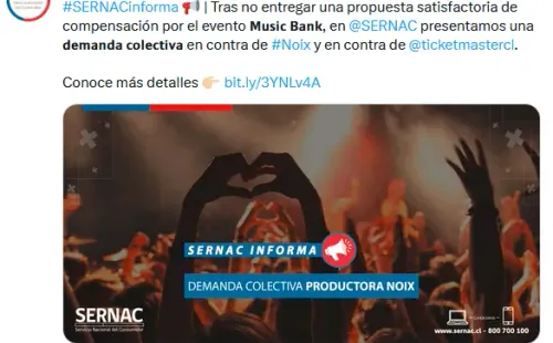 Twitter: Sernac – Chile