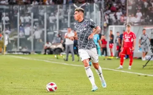 Carlos Palacios jugó todo el segundo tiempo en la victoria de Colo Colo ante Ñublense: reemplazó a Jordhy Thompson. (Guille Salazar/RedGol).