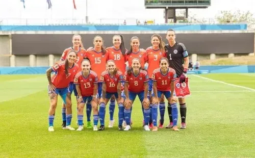 La formación de Chile para enfrentar a Haití | Dylan Chhour / Comunicaciones FFCh