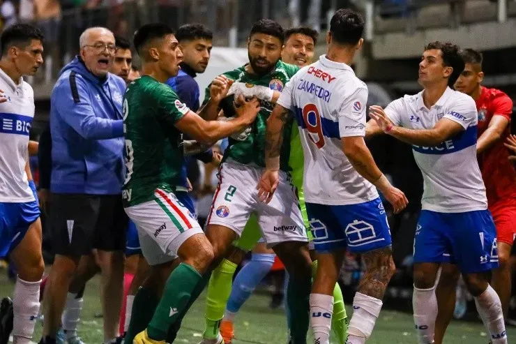 Incidentes del final de Audax vs UC