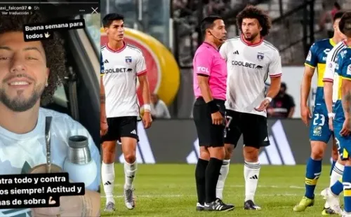 Maxi Falcón se fue expulsado el fin de semana y volvió a entrenar con la energía a tope. | Foto: Instagram / Guille Salazar/RedGol