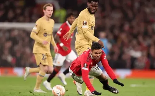 Manchester United y Barcelona jugaron un partidazo en Old Trafford. | Foto: Getty