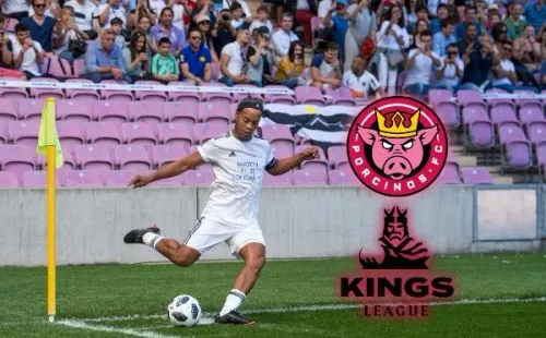 Ronaldinho jugará la Kings League en el equipo de Ibai. | Foto: Getty